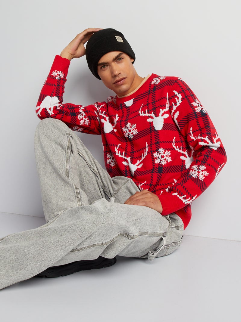 Jersey de Navidad ROJO - Kiabi