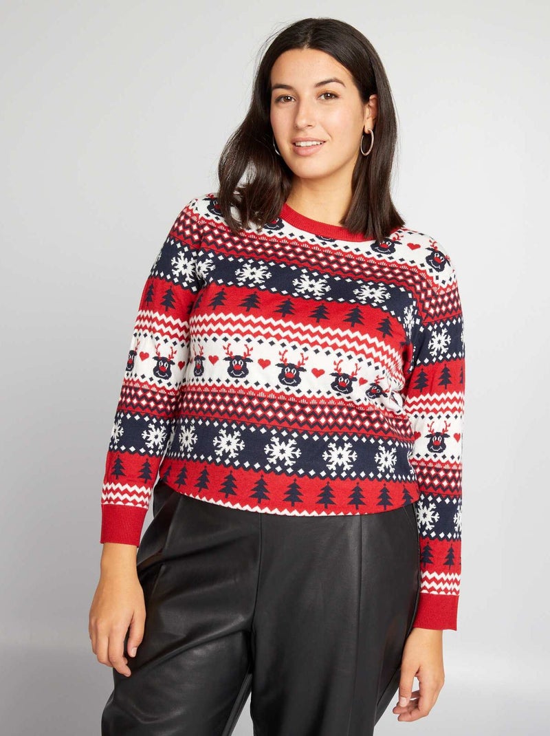 Jersey de Navidad ROJO - Kiabi