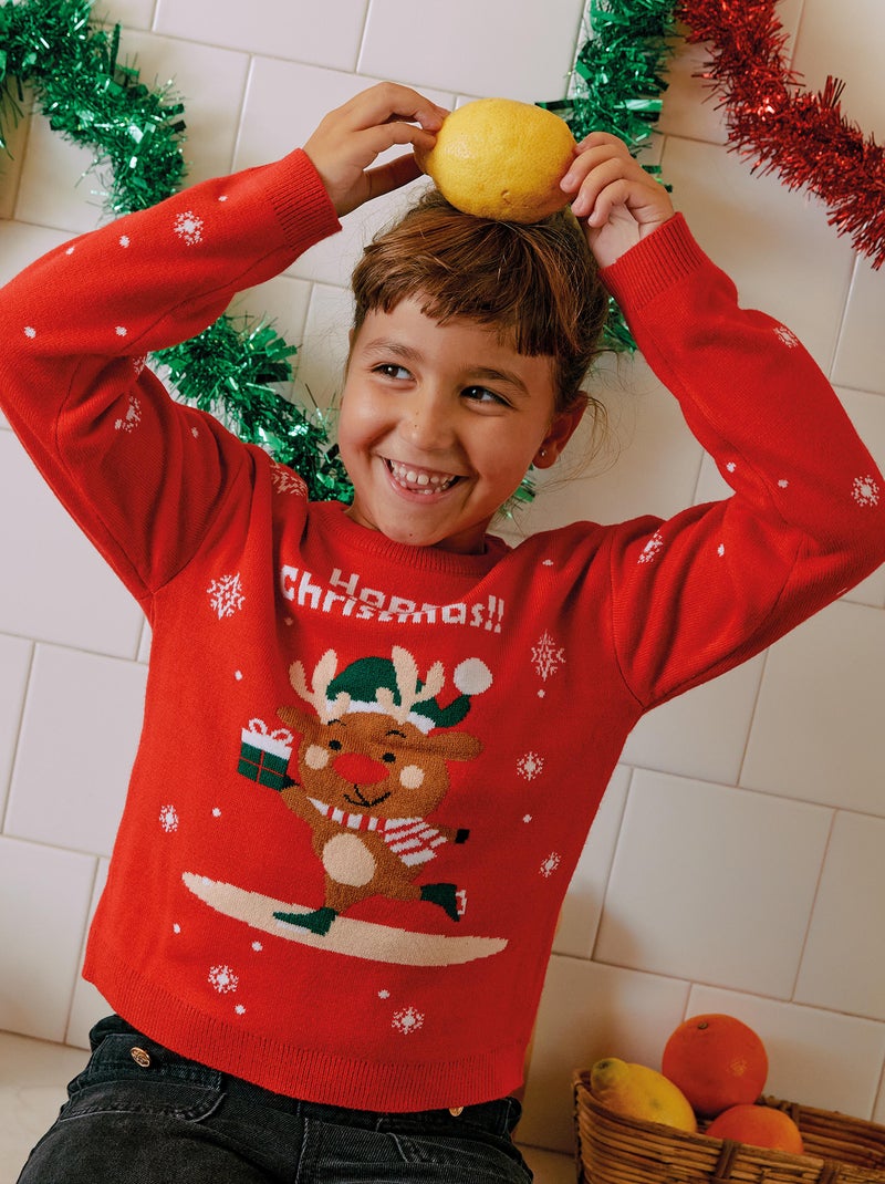 Jersey de Navidad ROJO - Kiabi