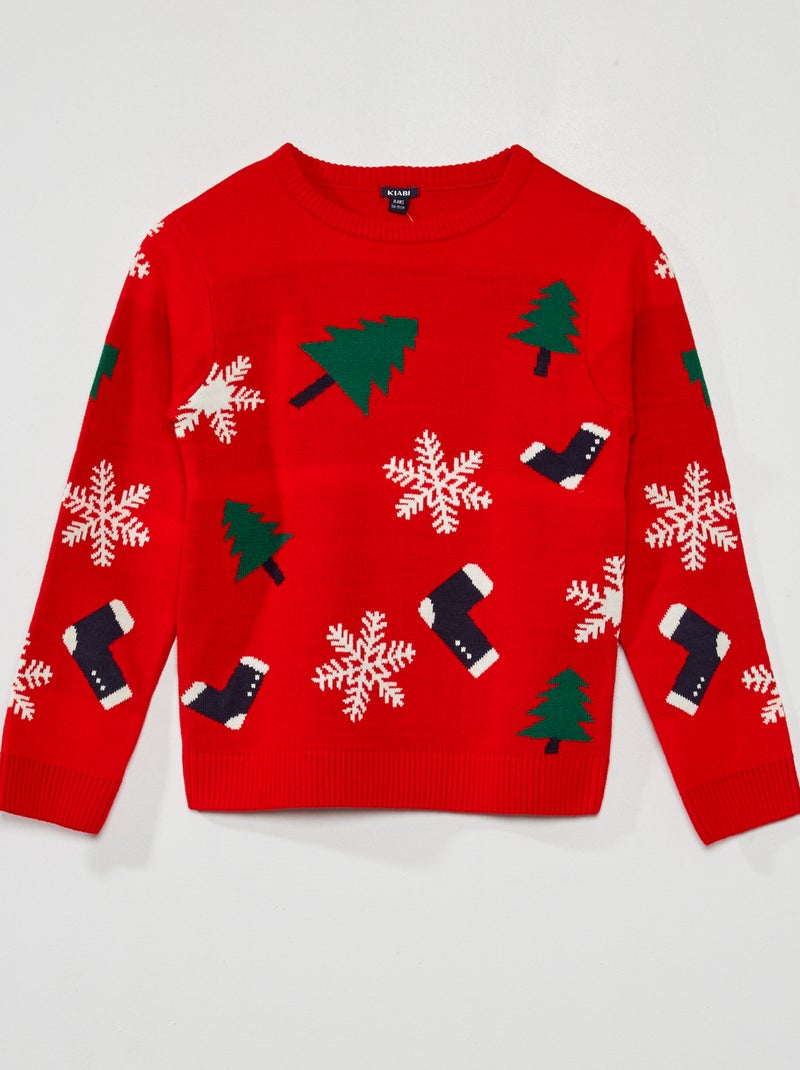 Jersey de Navidad ROJO - Kiabi