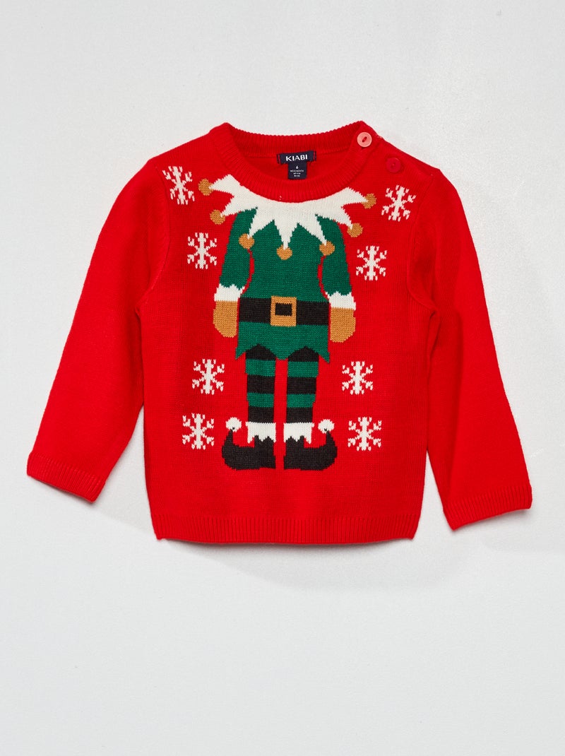 Jersey de Navidad ROJO - Kiabi