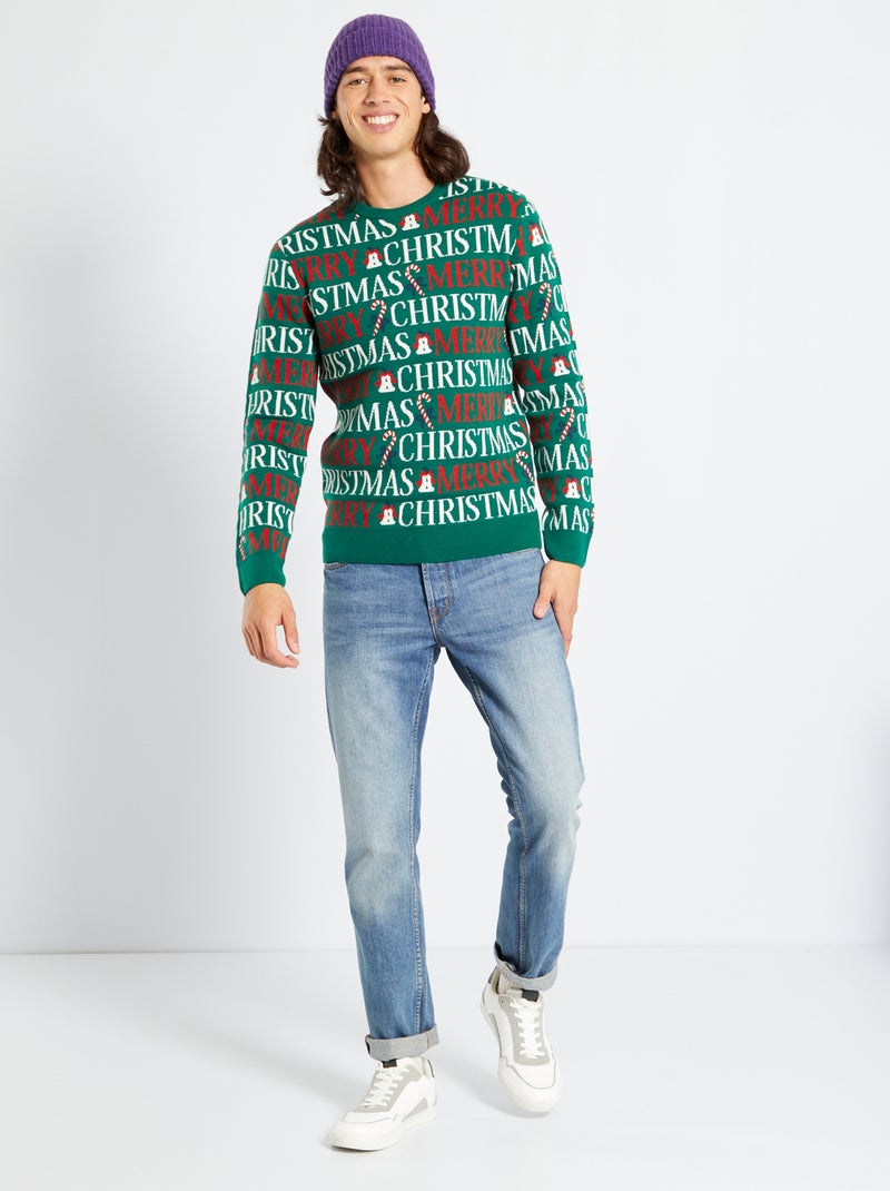 Jersey de Navidad VERDE - Kiabi
