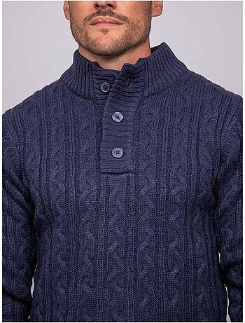 Jersey de ochos con cuello alto lagow