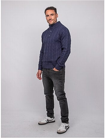 Jersey de ochos con cuello alto lagow