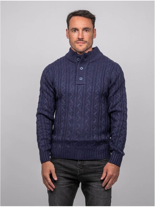 Jersey de ochos con cuello alto lagow - Kiabi Jersey de ochos con cuello alto lagow - Kiabi
