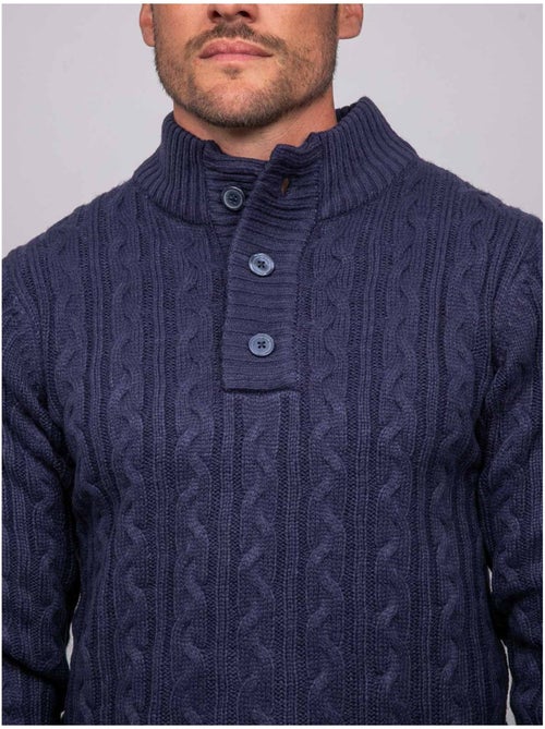 Jersey de ochos con cuello alto lagow - Kiabi Jersey de ochos con cuello alto lagow - Kiabi
