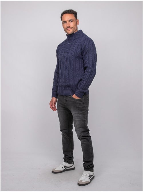 Jersey de ochos con cuello alto lagow - Kiabi Jersey de ochos con cuello alto lagow - Kiabi