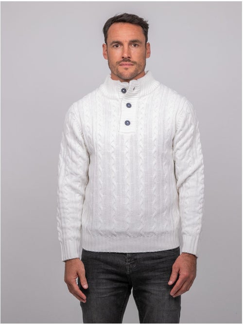 Jersey de ochos con cuello alto lagow - Kiabi Jersey de ochos con cuello alto lagow - Kiabi