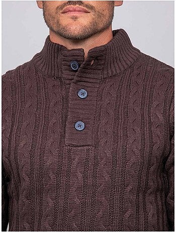 Jersey de ochos con cuello alto lagow