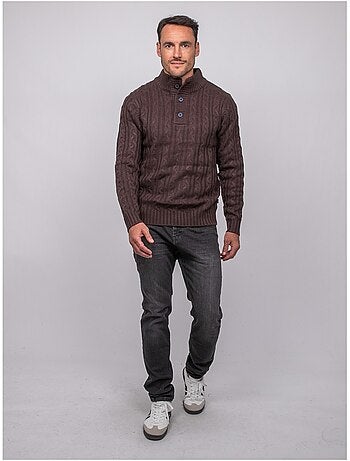 Jersey de ochos con cuello alto lagow