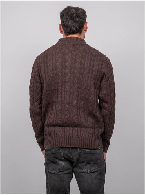 Jersey de ochos con cuello alto lagow - Kiabi Jersey de ochos con cuello alto lagow - Kiabi