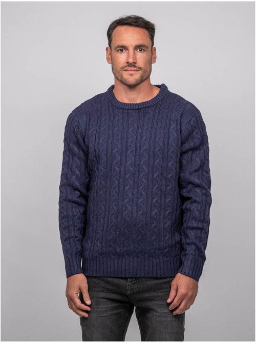 Jersey de ochos con cuello redondo lalor - Kiabi Jersey de ochos con cuello redondo lalor - Kiabi