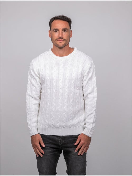 Jersey de ochos con cuello redondo lalor - Kiabi Jersey de ochos con cuello redondo lalor - Kiabi