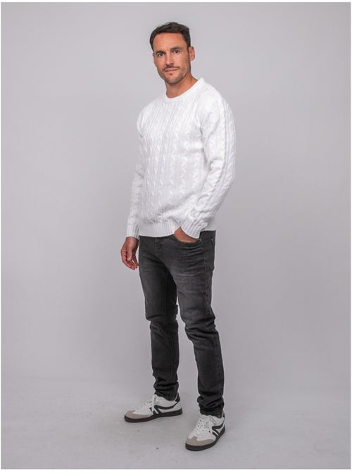 Jersey de ochos con cuello redondo lalor - Kiabi Jersey de ochos con cuello redondo lalor - Kiabi