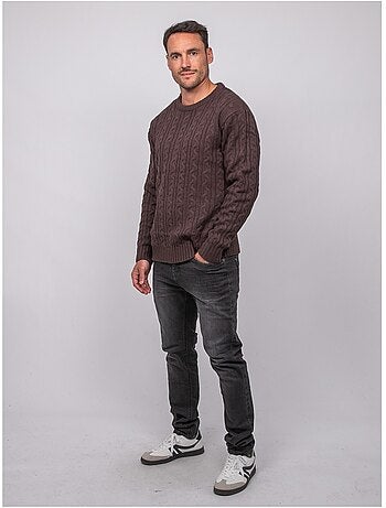 Jersey de ochos con cuello redondo lalor