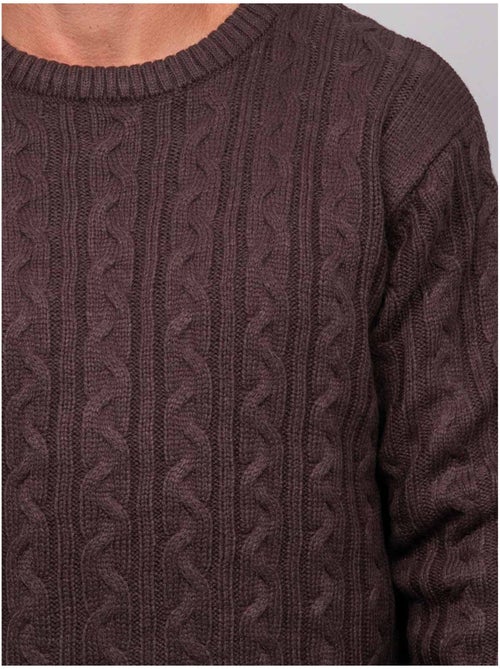 Jersey de ochos con cuello redondo lalor - Kiabi Jersey de ochos con cuello redondo lalor - Kiabi