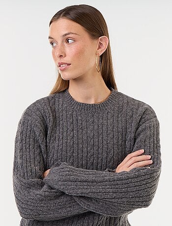 Jersey de ochos cuello redondo