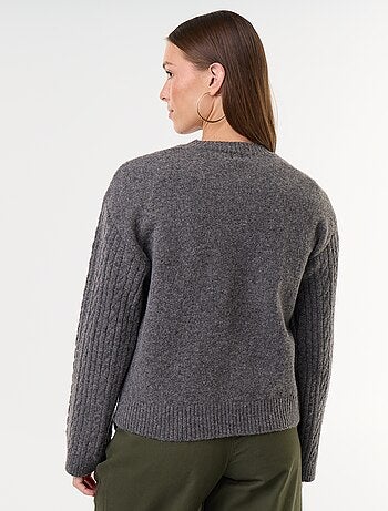 Jersey de ochos cuello redondo