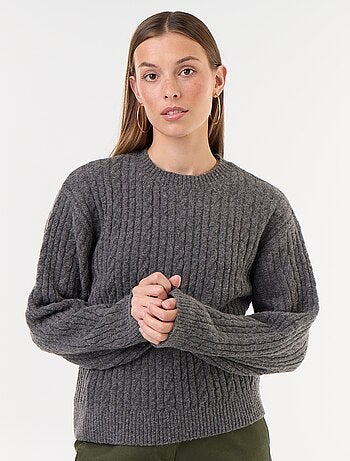 Jersey de ochos cuello redondo