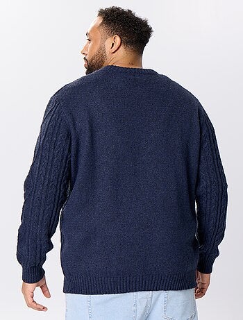 Jersey de ochos de cuello redondo
