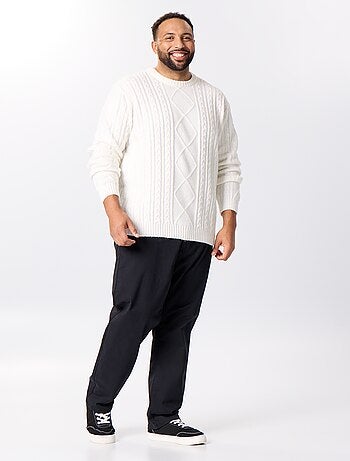 Jersey de ochos de cuello redondo