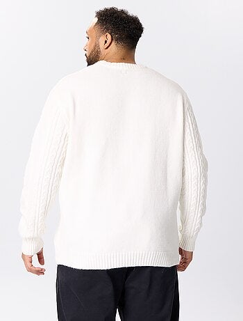 Jersey de ochos de cuello redondo