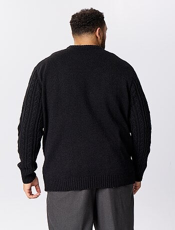Jersey de ochos de cuello redondo