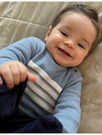 Jersey de punto a rayas