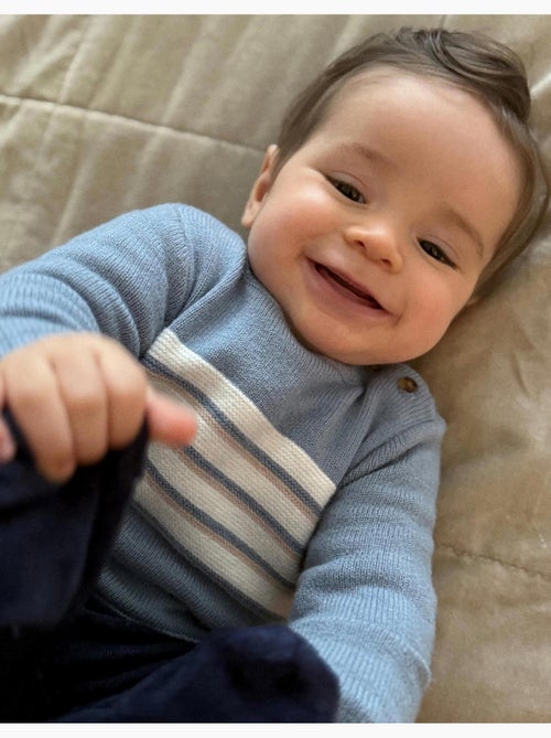 Jersey de punto a rayas - Kiabi