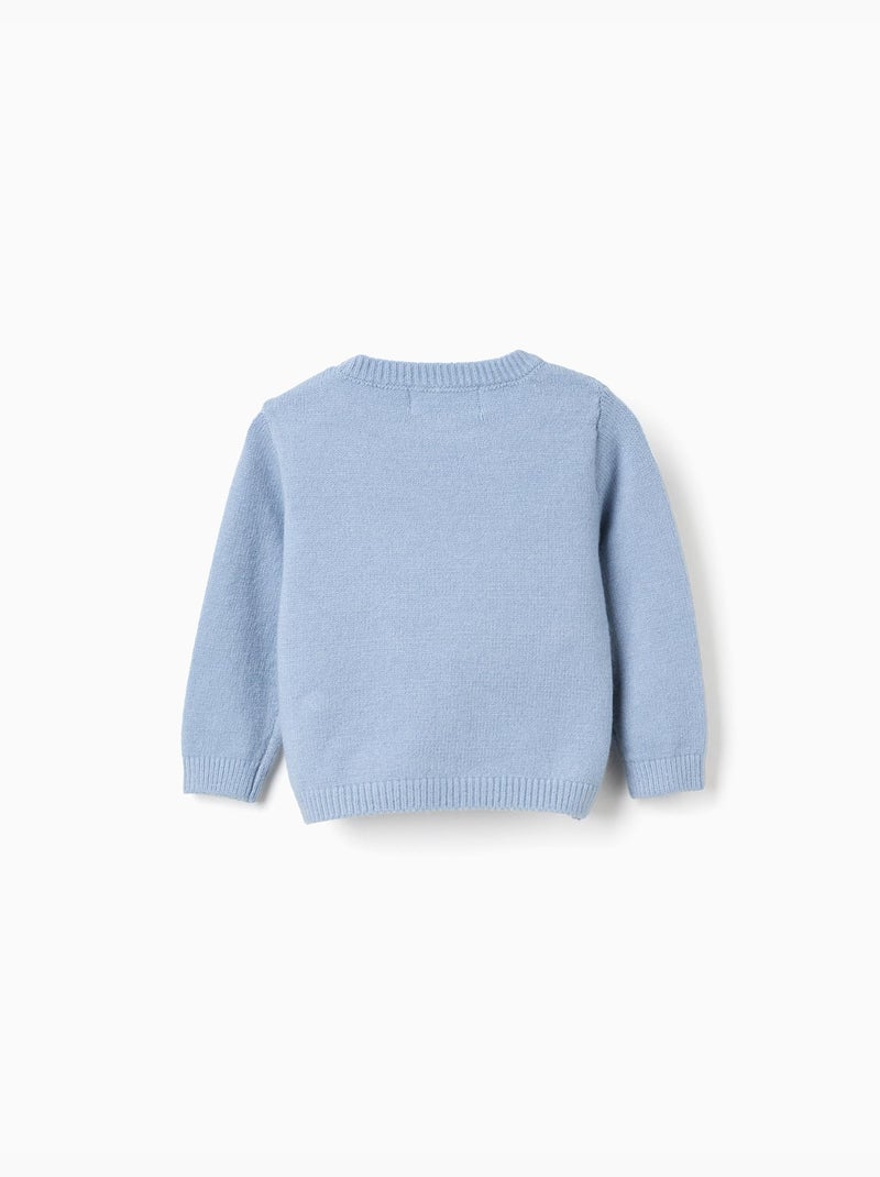 Jersey de punto a rayas Azul claro - Kiabi