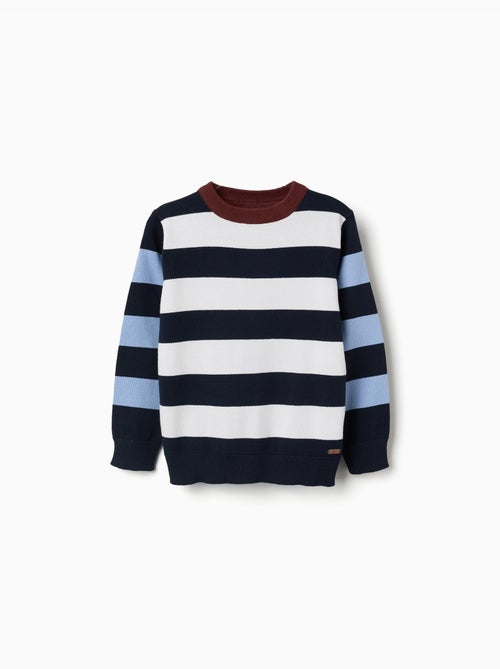 Jersey de punto a rayas - Kiabi