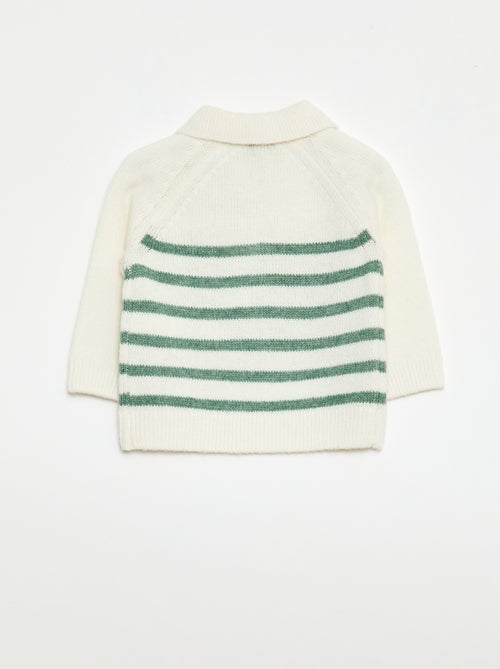 Jersey de punto a rayas - Kiabi