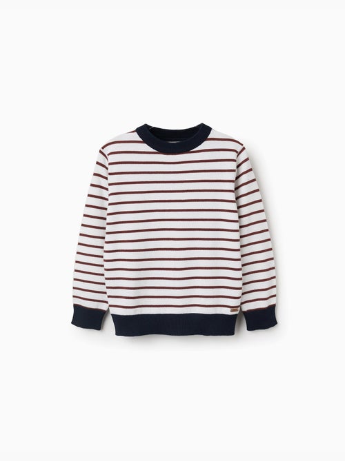 Jersey de punto a rayas - Kiabi