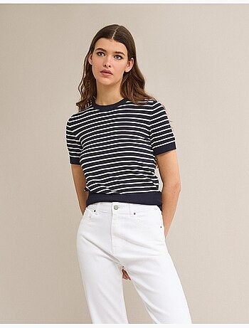 Jersey de punto a rayas, MO Fashion