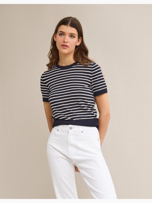 Jersey de punto a rayas, MO Fashion - Kiabi