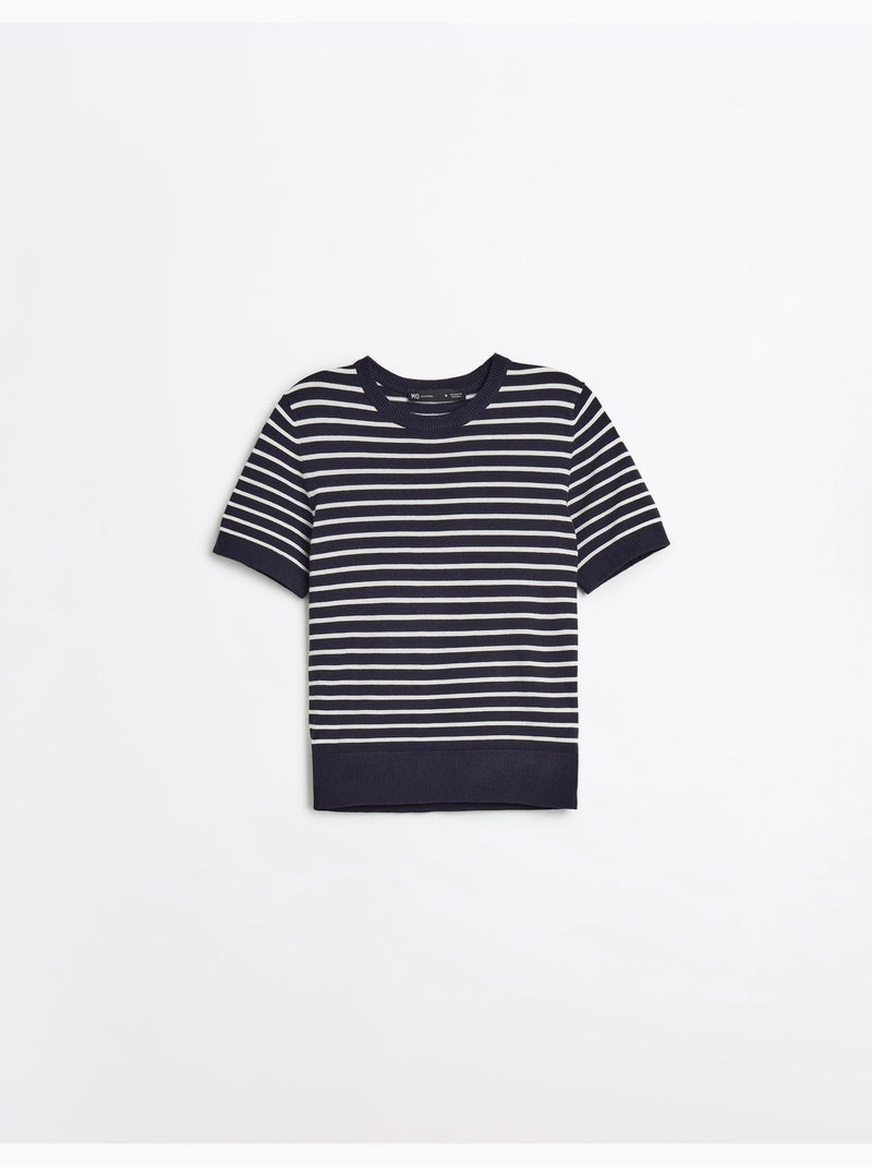 Jersey de punto a rayas, MO Fashion Azul - Kiabi