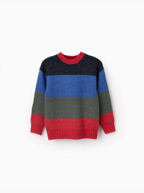 Jersey de punto a rayas - Kiabi