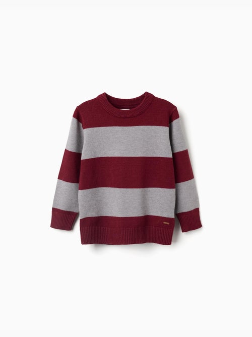 Jersey de punto a rayas - Kiabi