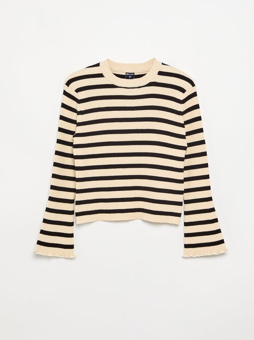 Jersey de punto acanalado - Kiabi