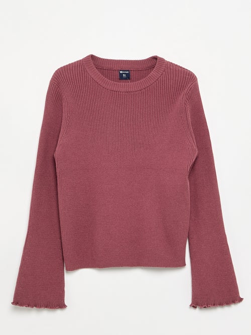 Jersey de punto acanalado - Kiabi