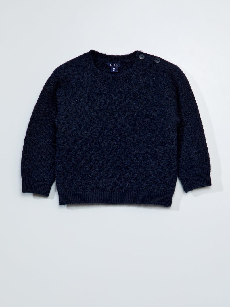 Jersey de punto AZUL - Kiabi