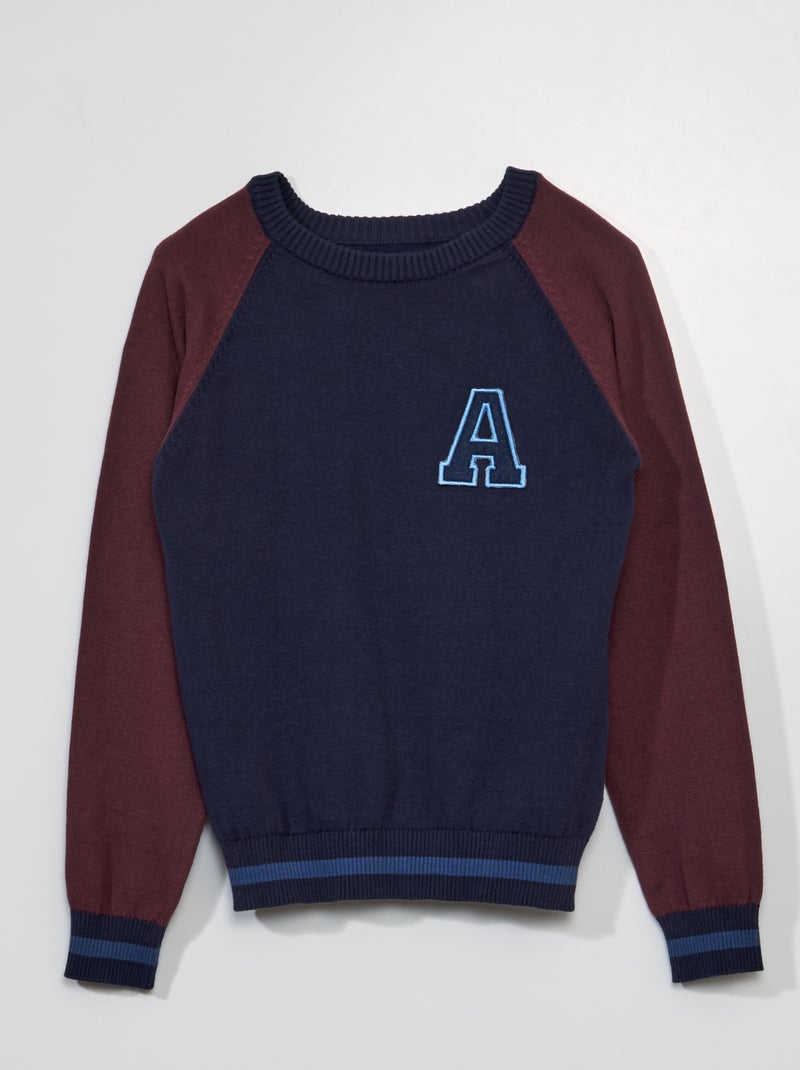Jersey de punto AZUL - Kiabi