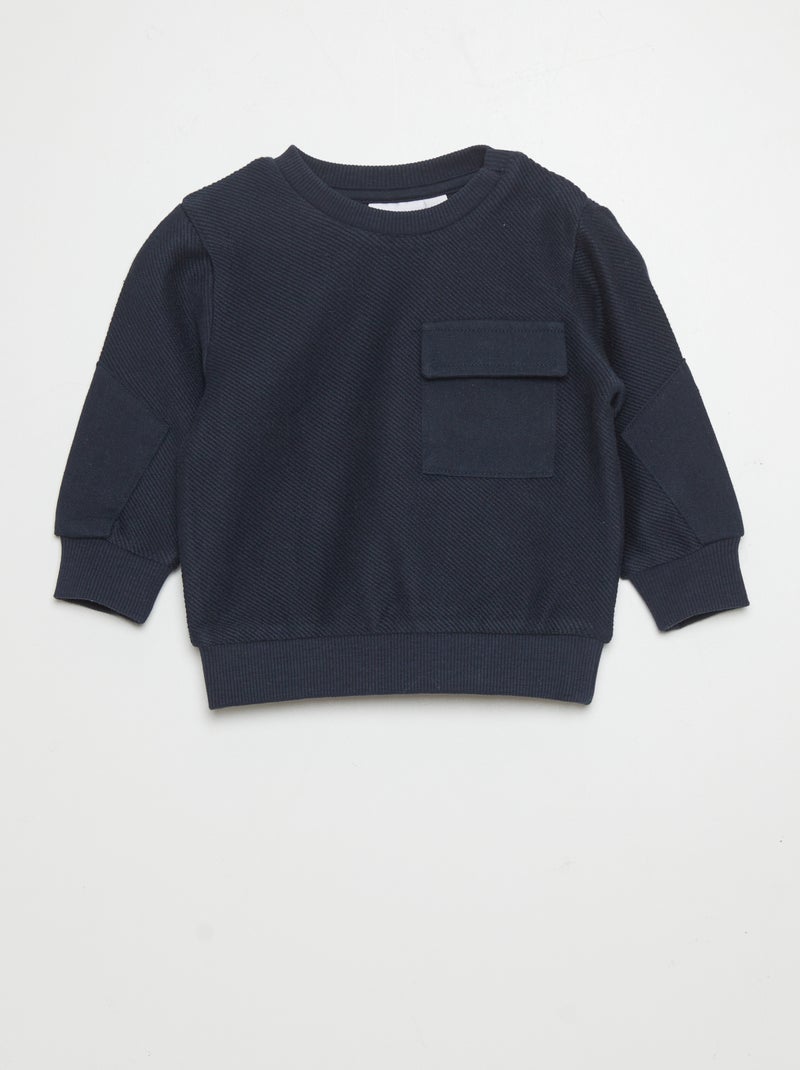 Jersey de punto AZUL - Kiabi
