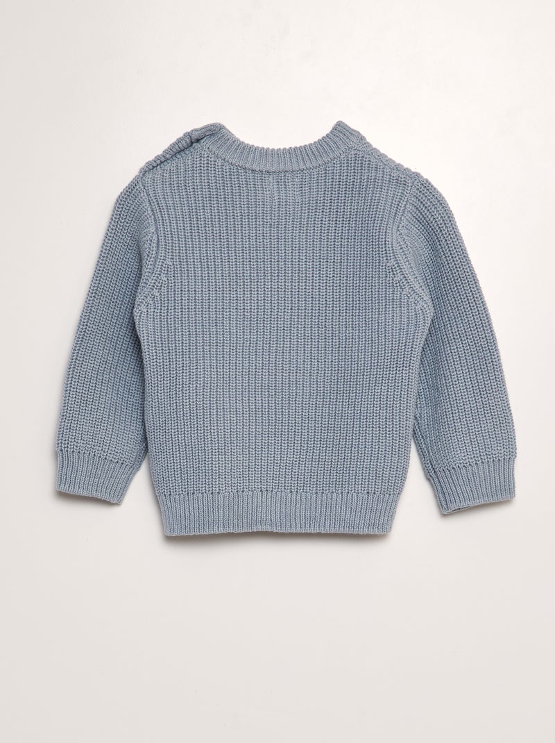 Jersey de punto AZUL - Kiabi