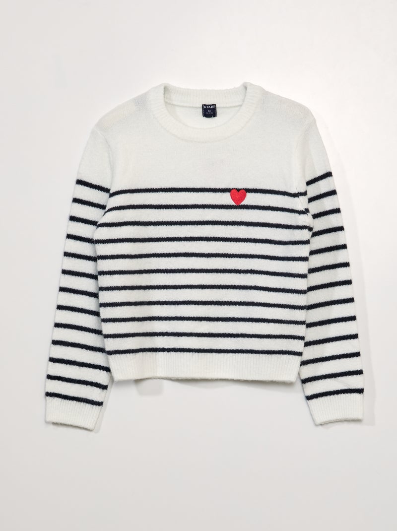 Jersey de punto BLANCO - Kiabi