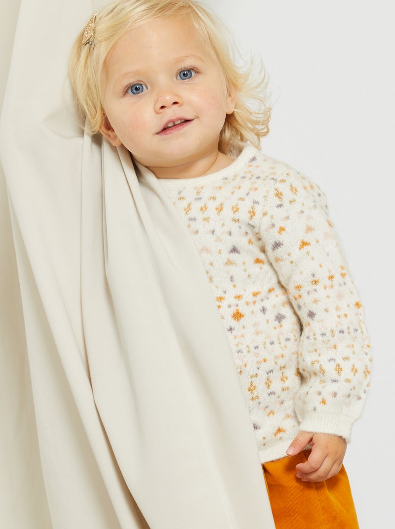 Jersey de punto BLANCO - Kiabi