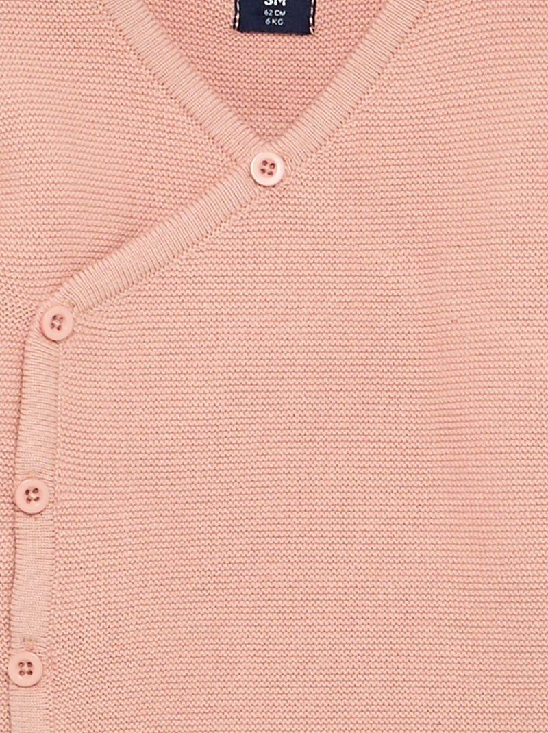 Jersey de punto bobo Rosa - Kiabi