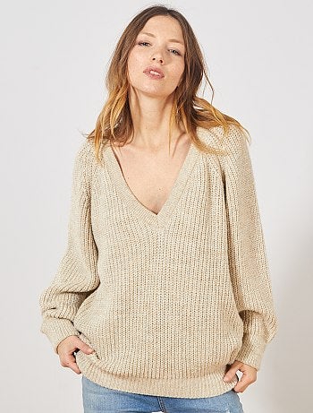 Jersey de punto brillante - Kiabi