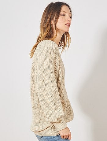 Jersey de punto brillante - Kiabi