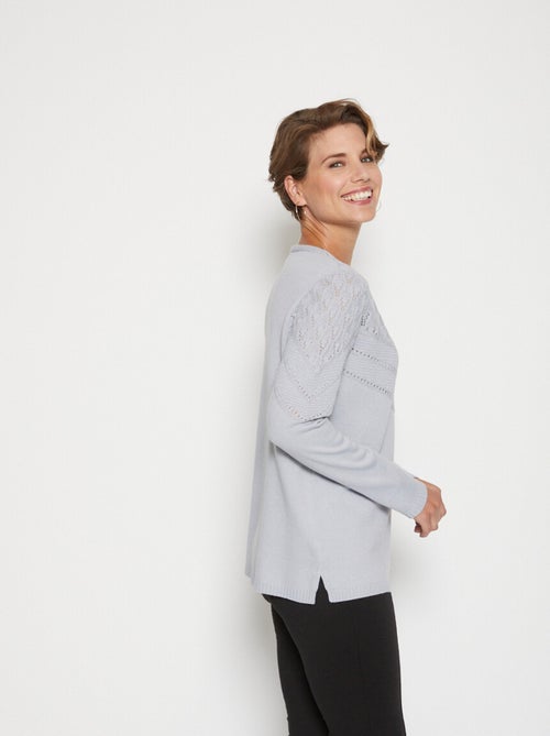Jersey de punto calado - Afibel - Kiabi